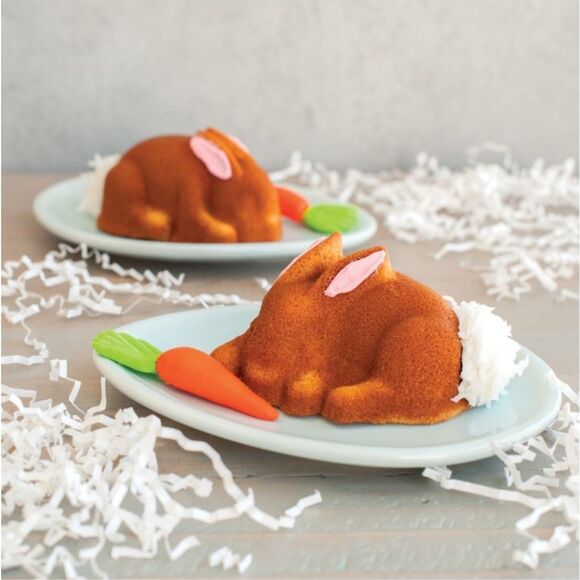 Nordicware Gold Baby Bunny Cake Pan Cakelets - Picture 2 of 7